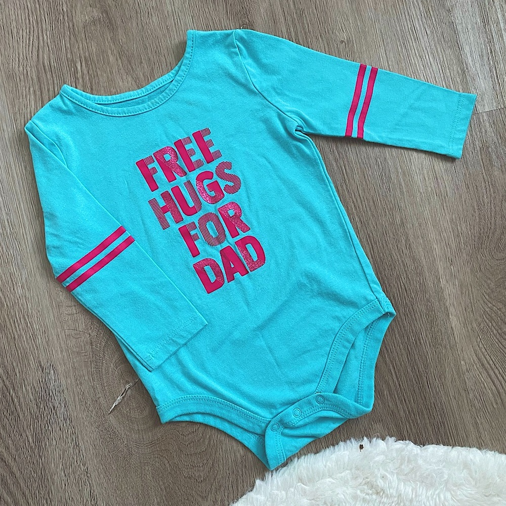 12m Long Sleeve Baby Girl Onesie